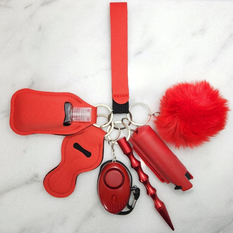 All Red Everthing Self Defense Keychain