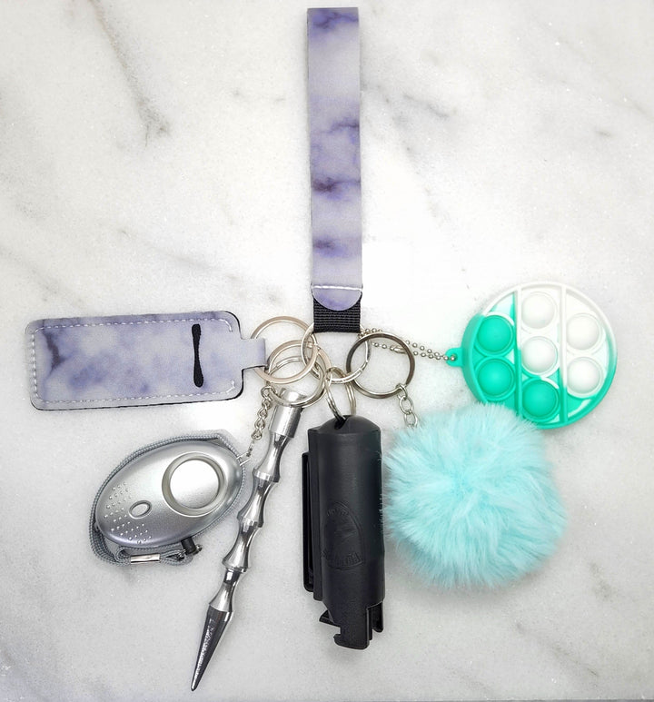 Grey Pop Self Defense Keychain