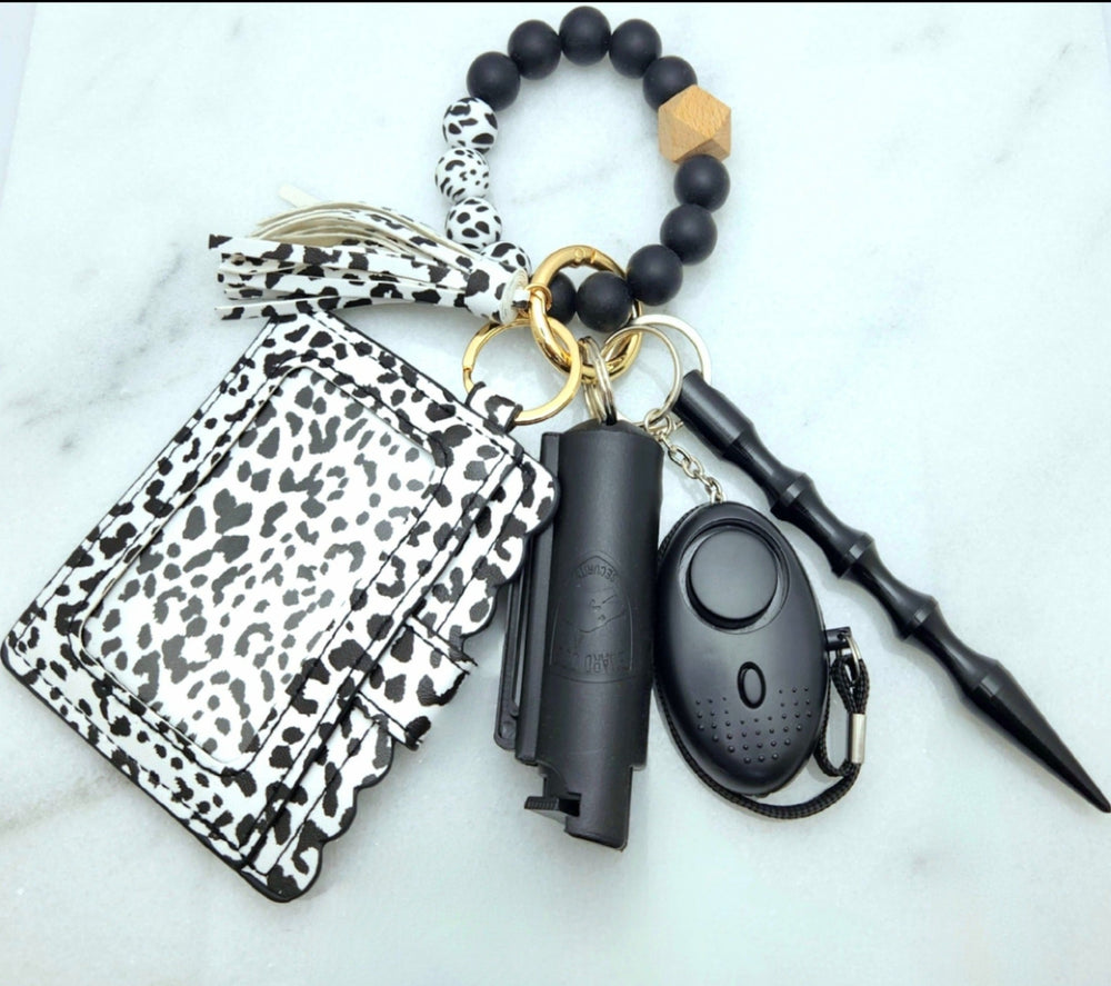 Cheetah Beaded - With Pepper Spray - Handbag & Wallet 
